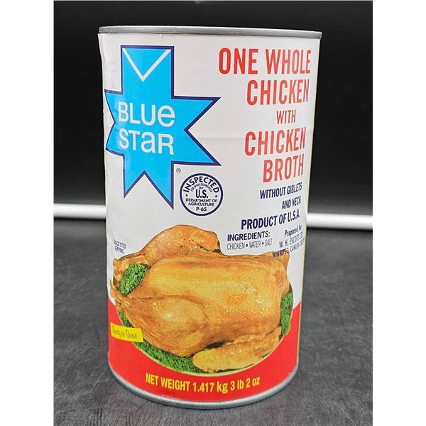 Blue Star One Whole Chicken with Chicken Broth (3lb 2oz)