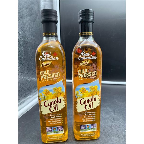 Real Canadian Cold Pressed Canola Oil (2 x 500ml)