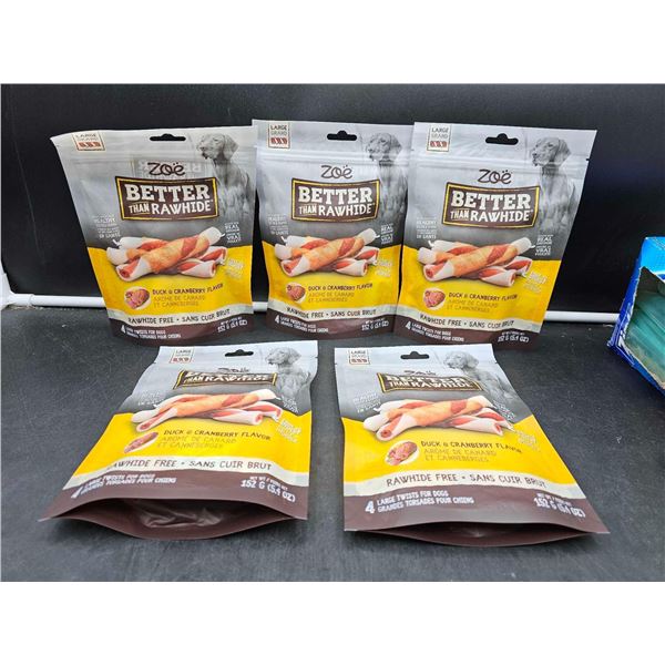 Zoe Better Than Rawhide-Duck & Cranberry Flavour (152g x 5)
