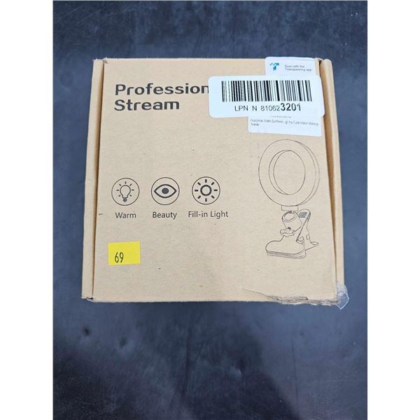 Professional Stream Clamp Ring Light