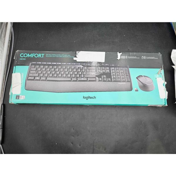 Logitech Comfort Full-size Wireless Combo with Palm Rest