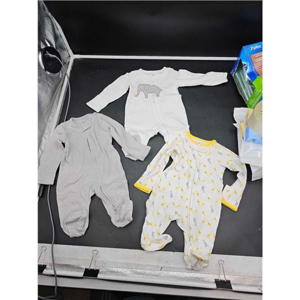 Carters Simple Joys Collection Newborn Pajamas (3ct)