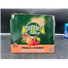 Image 1 : Perrier & Juice Peach & Cherry Sparkling Beverage (6 x 330ml)