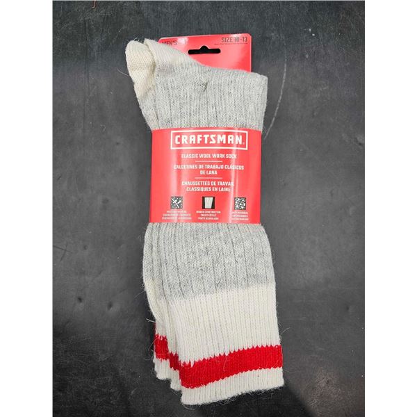 Craftsman Classic Wool Work Socks 3k (size 10-13)
