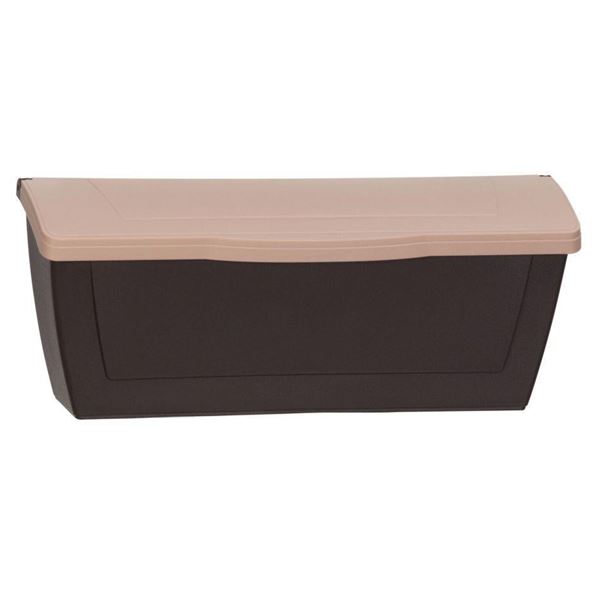 Pro DF Plastic Mailbox Mocha/Sand 15.5x6.25x4.125