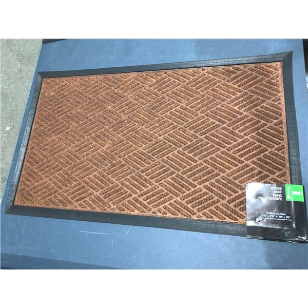 Korhlan Studio Brown Door Mat  (18in x 30in)