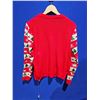 Image 2 : Unisex Battery Operated Light-up Christmas Sweater - Medium