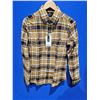 Image 1 : Wind River Tan Plaid Button Up Shirt - Size Small