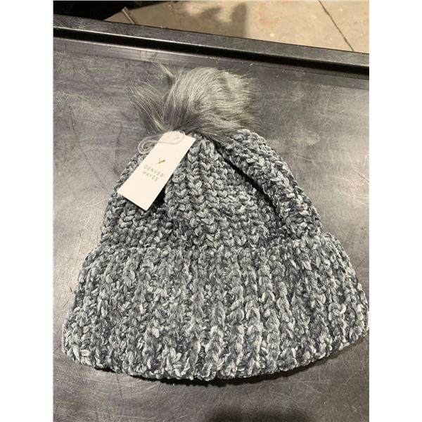Denver Hayes Toque One Size With Pompom Medium Grey