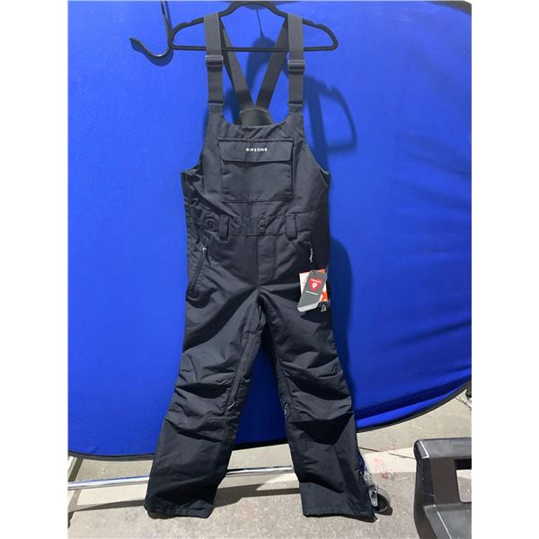 Ripzone Mens Clark 2.0 Insulated Bib Snow Pants Black Beauty Size Med