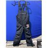 Image 1 : Ripzone Mens Clark 2.0 Insulated Bib Snow Pants Black Beauty Size Med
