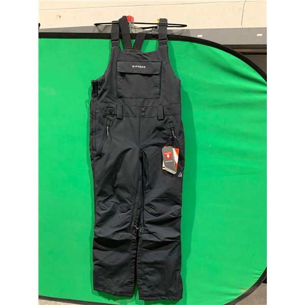Ripzone Mens Clark 2.0 Insulated Bib Snow Pant Black Beauty Ladies Size Med