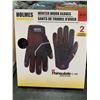 Image 1 : Holmes Winter Work Gloves 2 Pairs Size Medium
