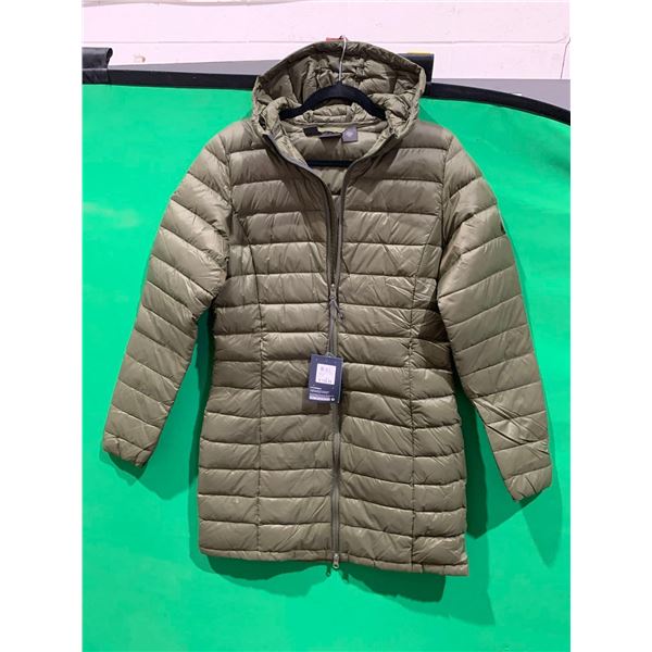 Mckinley Ladies Warella Long Coat Olive Dark Size MEdium /40