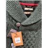 Image 3 : Wind River Mens Dark Green Heather Knit Sweater Size XL