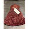 Image 1 : Eddie Bauer Burgundy Knit Winter Hat One Size