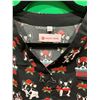 Image 2 : Women's White Cross Christmas Puppy Scrub Top - Small