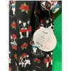 Image 3 : Women's White Cross Christmas Puppy Scrub Top - Small
