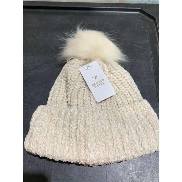 Eddie Bauer Cream Knit Winter Hat One Size