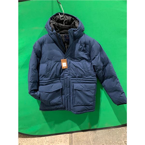 Denver Hayes Mens Winter Jacket Navy Size Large