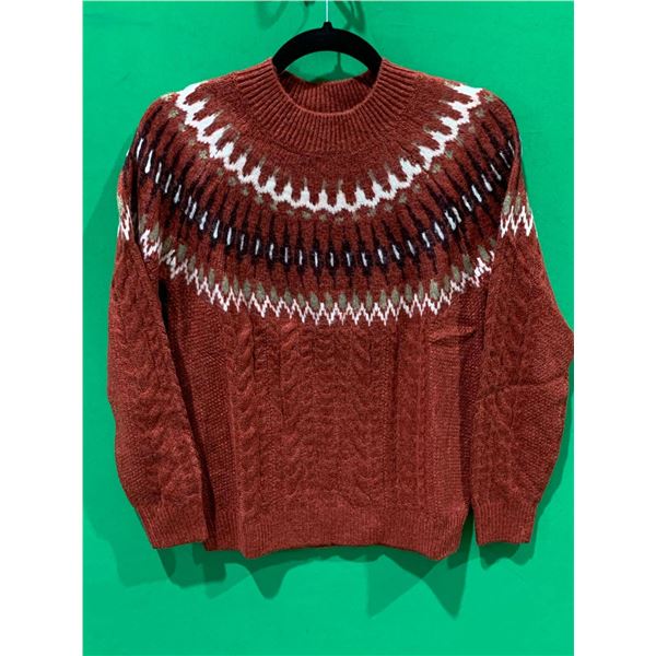 Wind River Heritage Knit Sweater Red Ladies Size Small