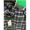 Image 2 : Wind River Dark Green Plaid Long Sleeve Button Up Shirt Sz 2XL