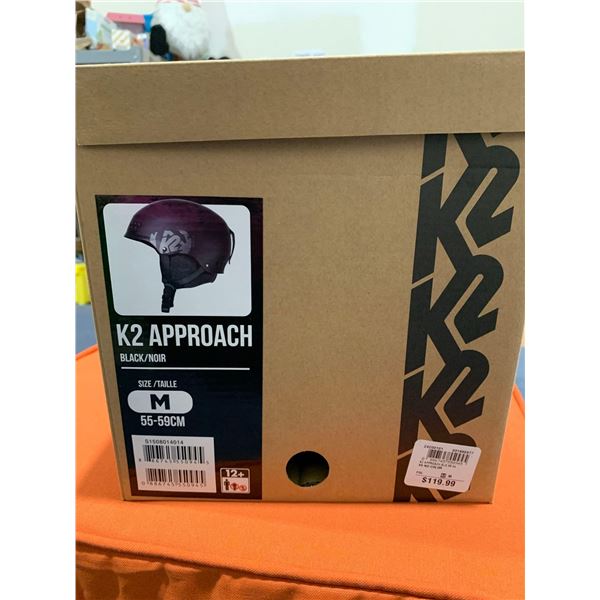 K2 Approach Ski And Snowdoard Helmet Size Med 55-59cm