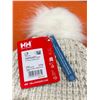 Image 2 : Helly Hansen Womens Snowfall Beanie with Pompom Off White O/S