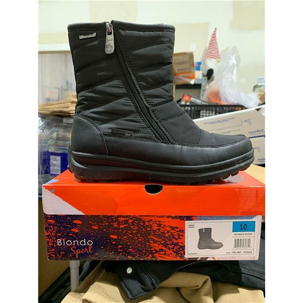 Blondo Sport Womens Side Zip Winter Boot Size 10