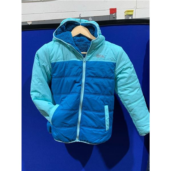 Eddie Bauer Kids Reversible Jacket Size 10/12 Blue