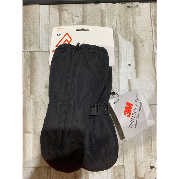 Ripzone Toddler Outlook Insulated Mitten Black Size Small