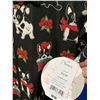 Image 3 : Women's White Cross Christmas Puppy Scrub Top - Medium