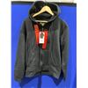 Image 1 : BC Clothing Mens Fleece Lined Full Zip Up Hoodie Size Med