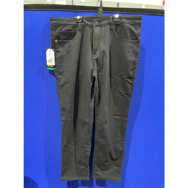 Cat Mens Fleece Lined Canvas Pant Size 38 / 34