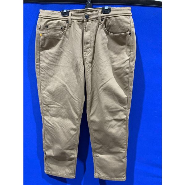 Cat Mens Fleece Lined Canvas Pant Size 36 / 30
