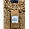 Image 3 : Denver Hayes Cable Knit Sweater, Light Brown (XL)