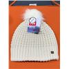 Image 1 : Helly Hansen Womens Snowfall Beanie with Pompom Off White O/S