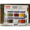 Image 1 : OXO SoftWorks 6pc Pop Container (6 x 0.2QT)