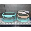 Image 1 : Set of 5 Containers and Lids