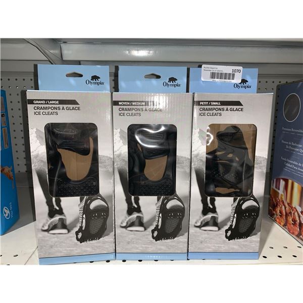 Olympia Small, Medium & Large Crampons, Ice Cleats