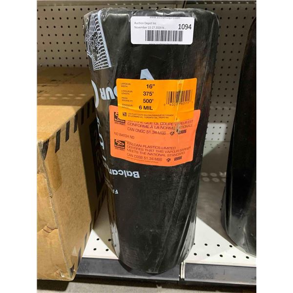Balcan Plastic Sheeting 6 mil 16" x 375'