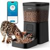 Image 1 : Espelho Automatic Cat Feeder, 4L Timed Cat Feeder Dispenser with App Control Auto Cat Food Dispenser