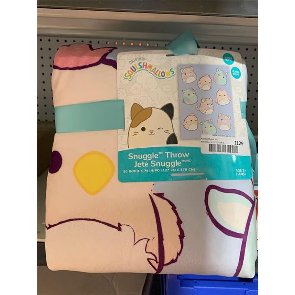 Squishmallows Snuggle Throw (50in x 70in)