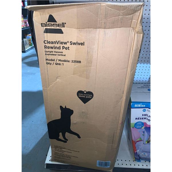 Bissell 2258B Cleanview Swivel Upright Multi-Cyclonic Vacuum For Homes With Pets With Automatic Cord