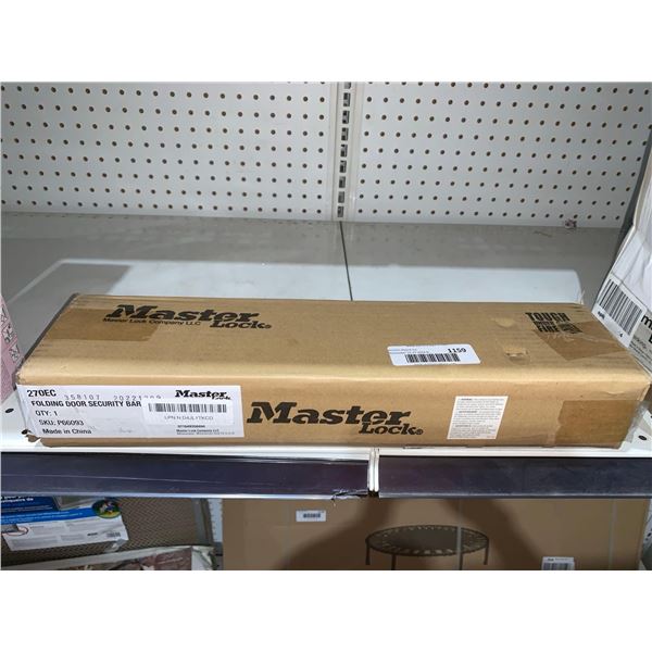 Master Lock Folding Door Security Bar