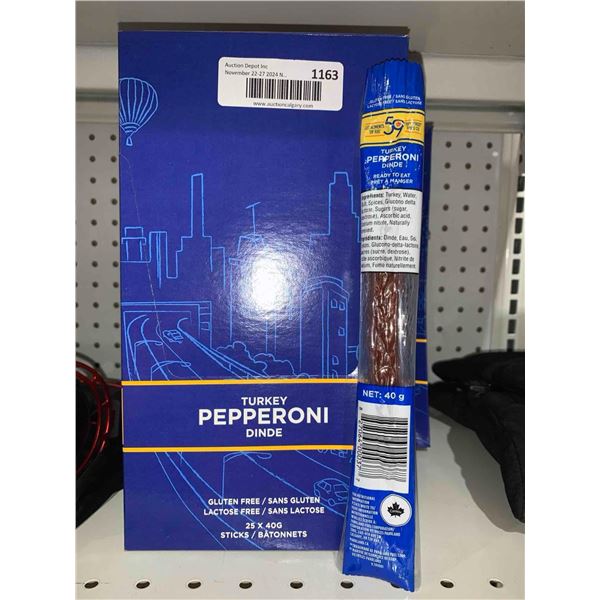 59th Street Turkey Pepperoni Sticks (25 x 40g)