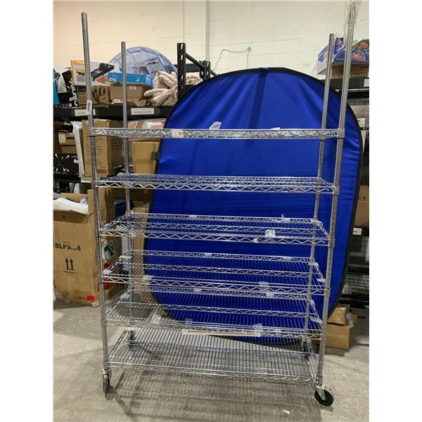 Metro Racking Wire Shelving Unit on Castors 48"x18"x76 1/2"