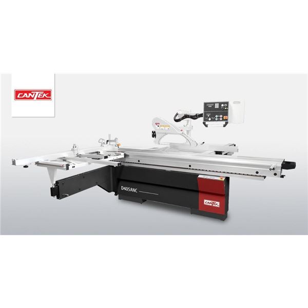 Cantek D405ANC 1-Axis Sliding Table Saw - NEW IN CRATE - in from a freight claim� Programm