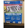 Image 1 : Lot of 2 MacCourt Window Well Covers - fits up to 40"x16" Window Wells