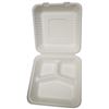 Image 1 : Primeware HL93 Hinged Lid Container - Large 3-Section 200/Cs (2 x 100)
